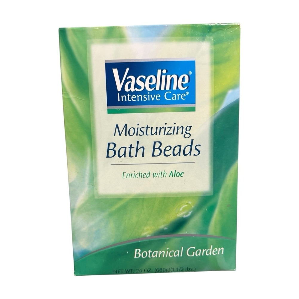 Vaseline‎ Intensive Care Moisturizing Bath Beads w Aloe - Botanical Garden  24oz